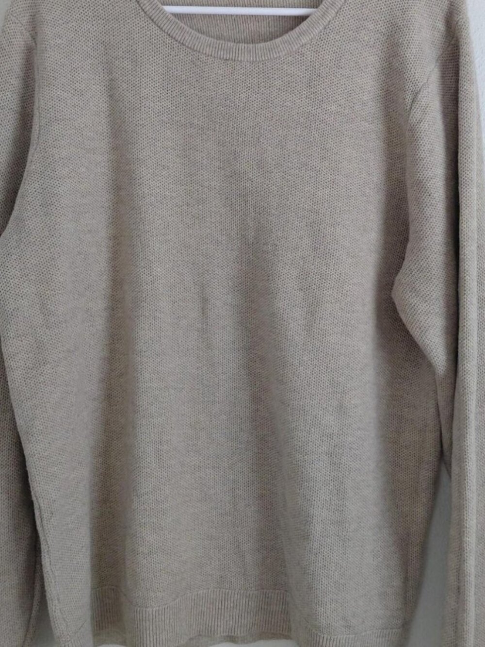 Marine Layer Beige Sweater Long Sleeve Crewneck Soft